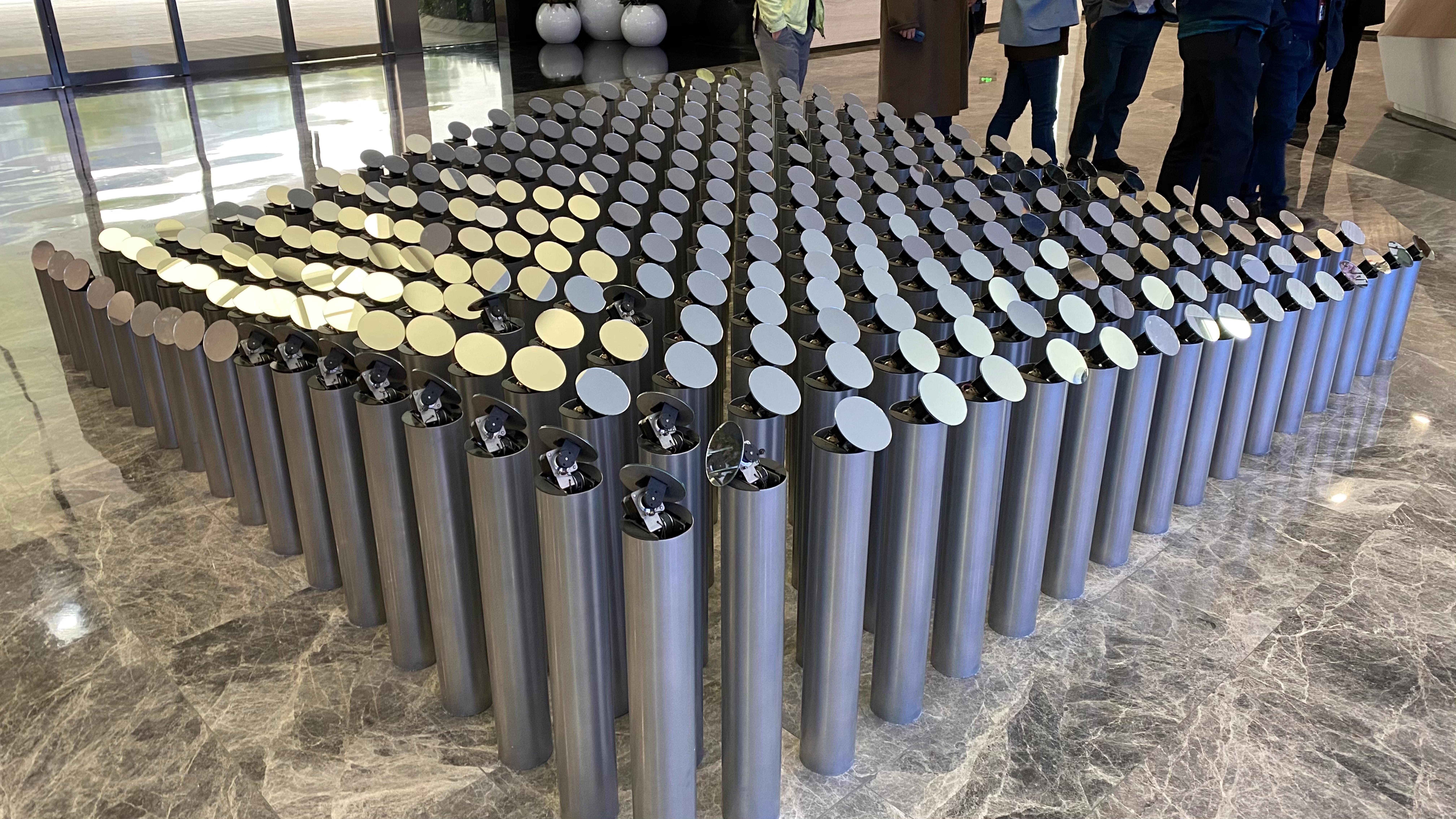 海康威视总部展厅序厅艺术装置 - 展示谷