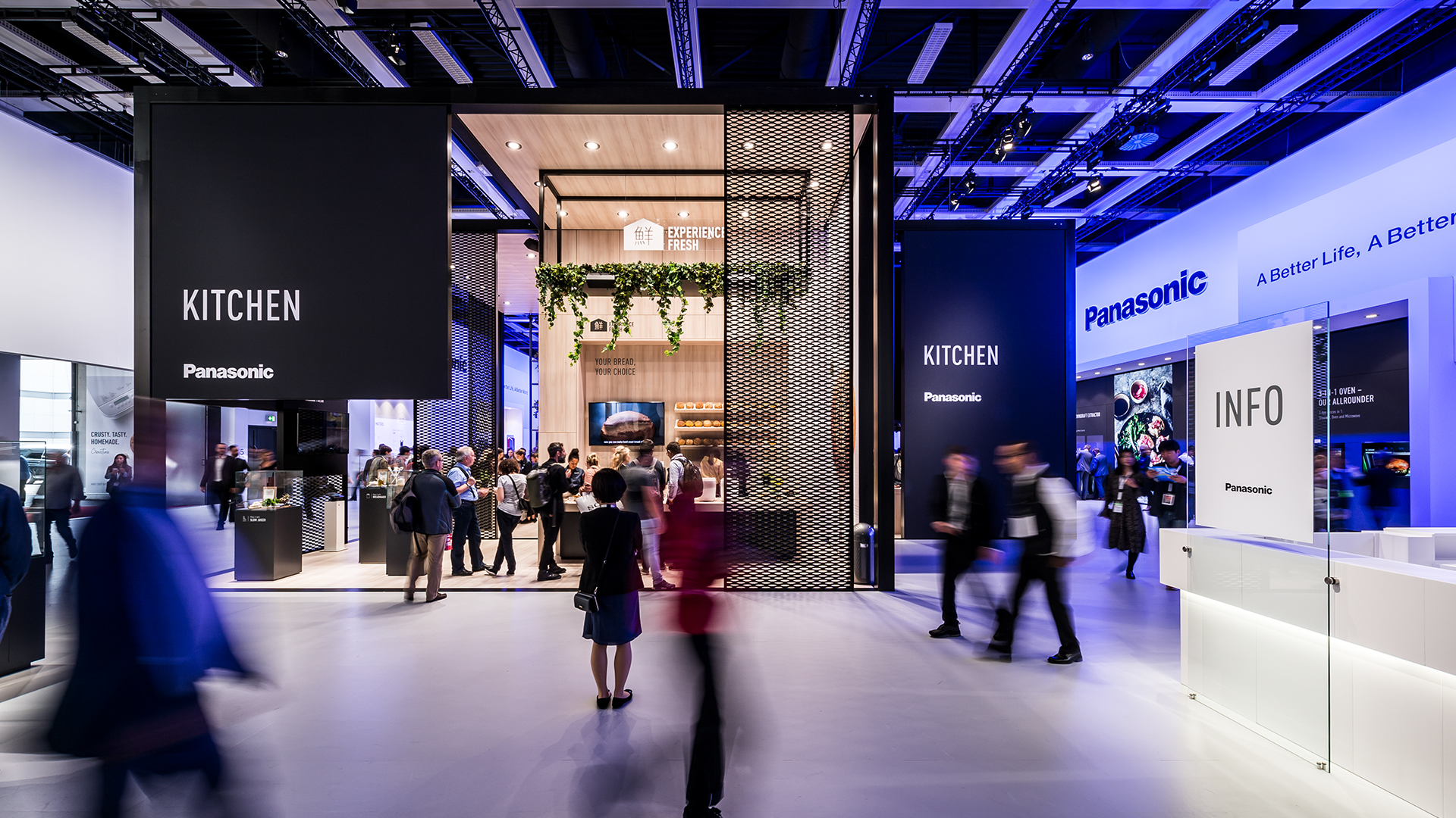 松下展台实拍照片 - 2018国际电子消费品展览会 - 展示谷