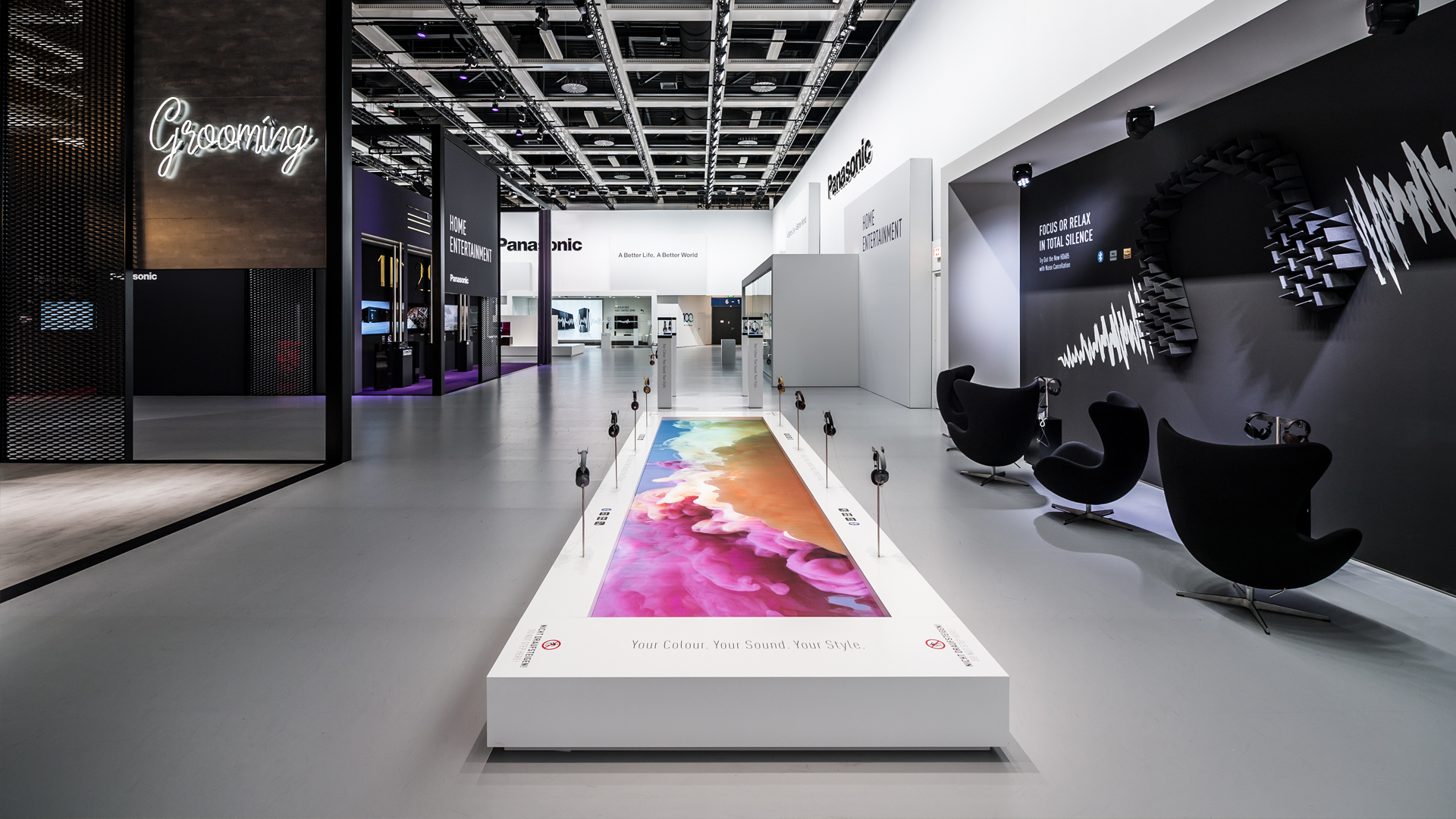 松下展台实拍照片 - 2018国际电子消费品展览会 - 展示谷