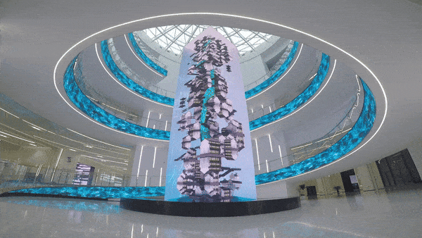 乌镇世界互联网科技馆中庭装置《和合共融》 - 展示谷
